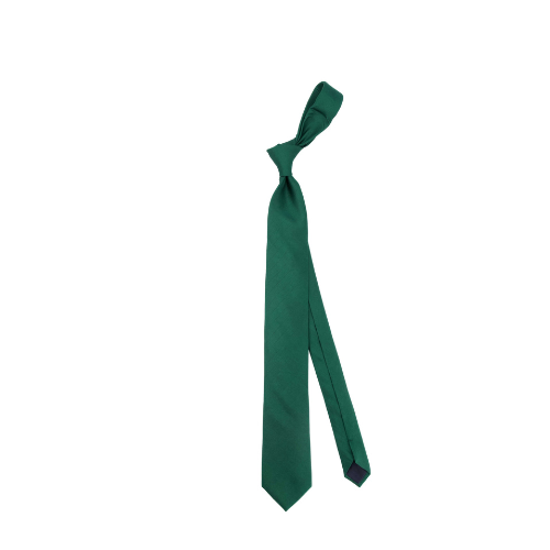Aura Suff Solid Green Neck Tie for Men