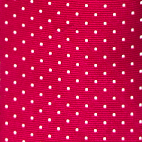 Aura Stuff Crimson Red Dotted Men's Necktie