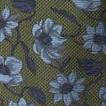 Aura Stuff Blue Floral Necktie for Men